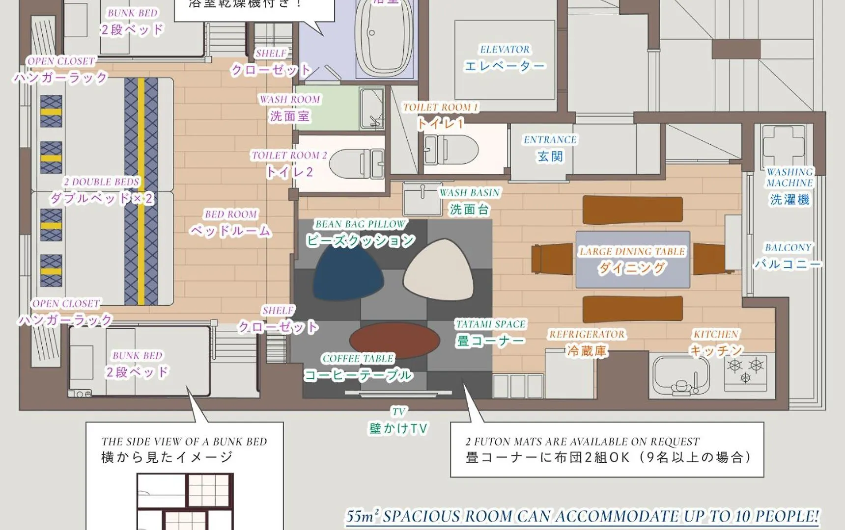 Apartment Asakusa Eight -Tokyo Condominium Hotel- Japan